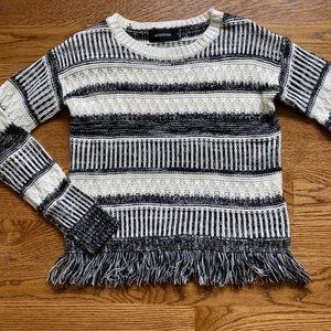 MINKPINK Cozy Knit Fringe Sweater